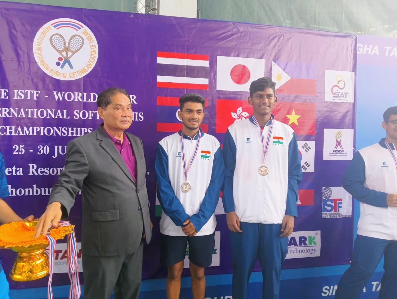 Medal ceremony photo